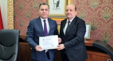 İŞKUR Müdürü Arslan’dan Kaymakam Kapankaya’ya Veda Ziyareti