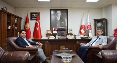 Kaymakam Kini’den Cumhuriyet Başsavcısı Yalçınöz’e iade-i ziyaret