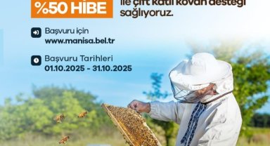 Manisa Büyükşehir Belediyesi’nden arıcılara yüzde 50 hibe destek