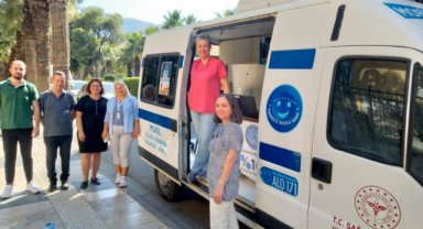 Manisa’da Mobil Sigara Bırakma Aracı Sahaya İndi