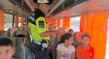 Manisa'da Okul Servislerine Yönelik Özel Trafik Denetimi Yapıldı