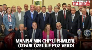 Manisa’nın CHP’li İsimleri, Yeniden Genel Başkan Seçilen Özgür Özel ile Poz Verdi