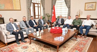 Manisa Valisi Özkan'a, Yuntdağlılar Derneği’nden Ziyaret