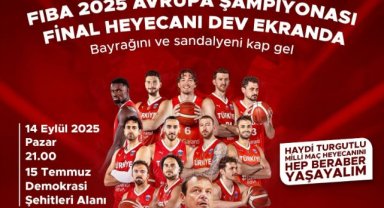 Milli Maç Turgutlu'da Dev Ekranda İzlenecek