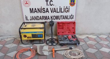 SOMA’DA KAÇAK KAZI YAPAN 3 ŞAHIS YAKALANDI