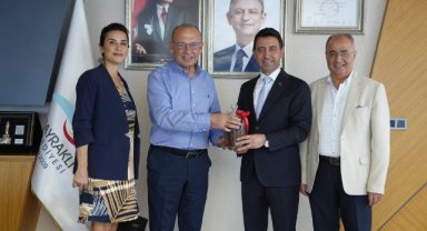 Turgutlu Belediye Başkanı Çetin Akın'dan Bayraklı Belediye Başkanı İrfan Önal’a Ziyaret