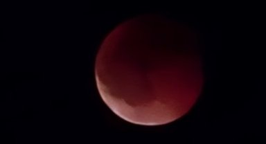 Turgutlu'da Kanlı Ay Tutulması İzlendi