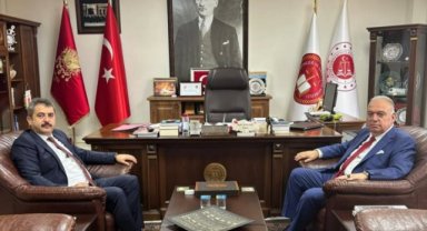 TUTSO Başkanı Faruk Aydın'dan, Başsavcı Bahri Yalçınöz'e Ziyaret