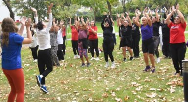 Yunusemreli kadınlardan Avrupa Spor Haftası’na açık havada anlamlı destek