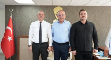 Başkan Akın, MASKİ Genel Müdür Vekili Çamur’u ziyaret etti
