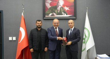 Belediye Başkanı Çetin Akın'dan, DSİ Müdürü Bilgi'ye Ziyaret
