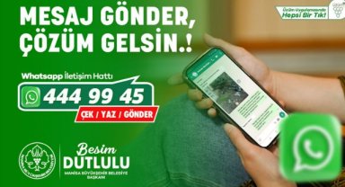 Manisa Büyükşehir Belediyesi’nden dijital iletişim hattı: “Mesaj Gönder, Çözüm Gelsin!”