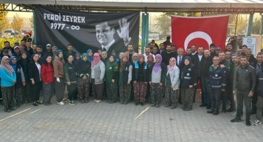 Manisa Büyükşehir Belediyesi şantiyede lokma hayrı düzenledi