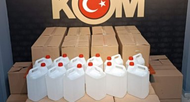 Manisa’da 440 litre kaçak alkol ele geçirildi