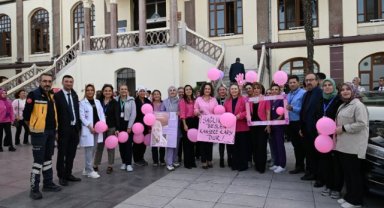 Manisa’da kanserde erken tanı için farkındalık yürüyüşü