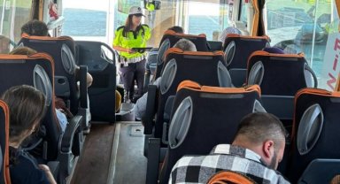 Manisa’da Terminal Otobüslerinde Emniyet Kemeri Denetimi Yapıldı