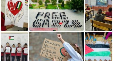 Manisa’daki Okullarda Filistin ve Gazze İçin Farkındalık Etkinliği Düzenlendi