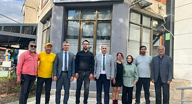 Soma Belediye Başkanı Okur'dan Manisa Gazeteciler Cemiyeti'ne ziyaret