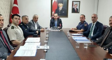 Turgutlu Kaymakamlığı'nda etkinlikler için hazırlık toplantısı