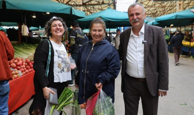 Başkan Balaban, Laleli Pazar Yeri’nde esnaf ve vatandaşlarla buluştu