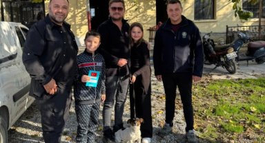 Kayıp köpek Kırkağaç Belediyesi ekiplerince sahibine teslim edildi