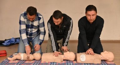 Manisa Büyükşehir Belediyesi personeline ilk yardım eğitimi verildi