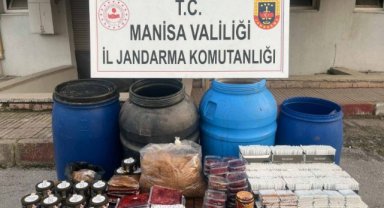 Turgutlu'da Sahte Alkol ve Kaçak Tütün Operasyonu