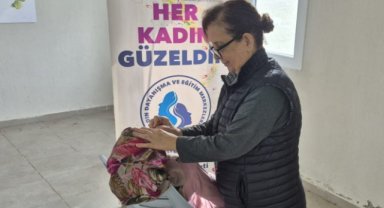 Yunusemreli kadınlara “Her Kadın Güzeldir” projesi kapsamında kuaförlük hizmeti