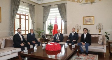 BAŞKAN ŞİMŞEK VALİ ÖZKAN’I ZİYARET ETTİ