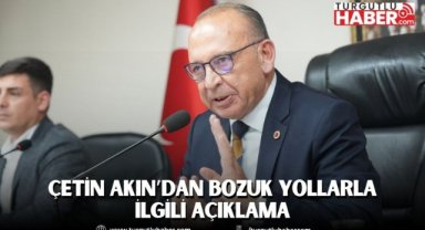 Çetin Akın’dan bozuk yollarla ilgili açıklama