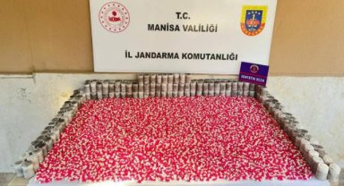 Manisa’da 11 bin 892 sentetik ecza hap ele geçirildi