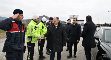 Manisa Valisi Özkan yılbaşı güvenlik denetimlerini yerinde inceledi