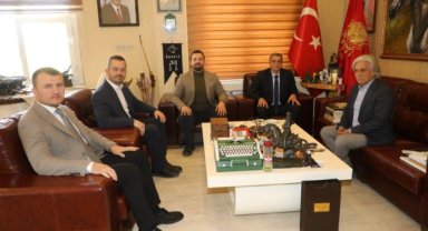 Şehzadeler Belediye Başkanı Şimşek’ten Kaymakam Genel’e ziyaret