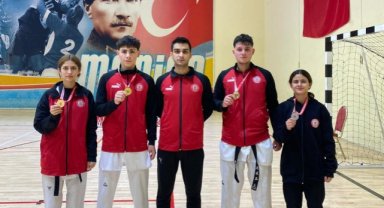 ŞEHZADELER BELEDİYESİNİN TAEKWONDOCULARI İL BİRİNCİLİĞİNE DAMGA VURDU