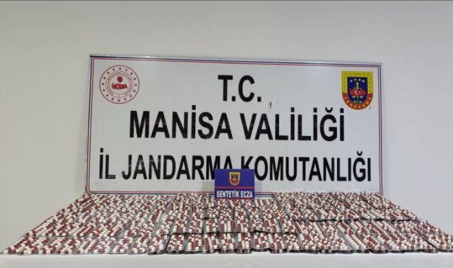 Soma’da Uyuşturucu Operasyonu: 3 Bin 644 Sentetik Ecza Ele Geçirildi