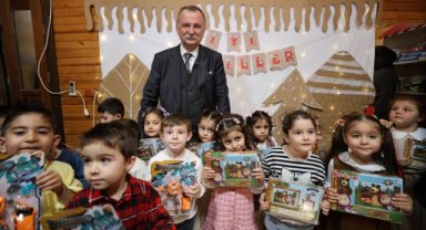 BAŞKAN BALABAN ÇOCUKLARIN KARNE MUTLULUĞUNA ORTAK OLDU