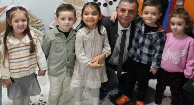 BAŞKAN ŞİMŞEK MİNİKLERİN KARNE SEVİNCİNE ORTAK OLDU