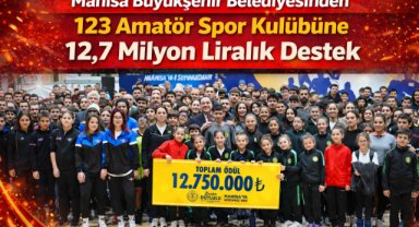 Manisa Büyükşehir Belediyesinden 123 amatör spor kulübüne 12,7 milyon liralık destek