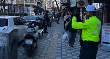 Manisa’da kaldırım ve yaya yollarında motosiklet denetimi