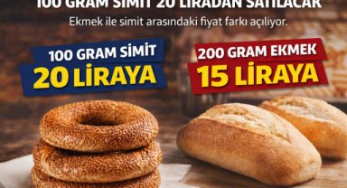 Manisa'da Simit Fiyatlarına Güncelleme: 100 Gram Simit 20 Lira Oldu
