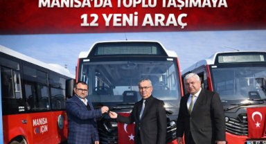Manisa’da Toplu Taşımaya 12 Yeni Araç