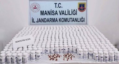 Manisa’da yılbaşı tedbirleri kapsamında 34 bin 890 sentetik hap ele geçirildi