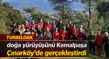 TURBELDAK, doğa yürüyüşünü Kemalpaşa Çınarköy’de gerçekleştirdi