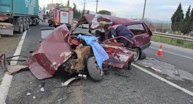 Turgutlu’da Tırla Otomobil Çarpıştı: 1 Ölü
