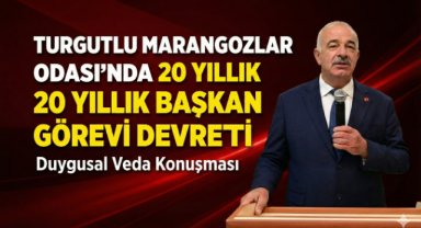 Turgutlu Marangozlar Odası’nda 20 Yıllık Başkan Görevi Devretti