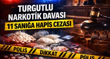 Turgutlu merkezli narkotik davasında 11 sanığa hapis cezası