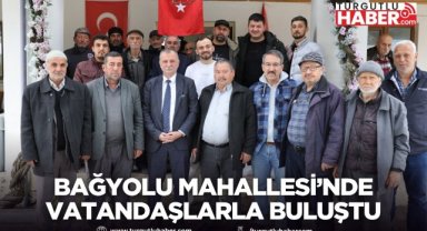 Başkan Balaban, Bağyolu Mahallesi’nde vatandaşlarla buluştu