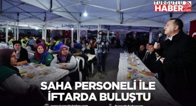 Başkan Dutlulu’dan Saha Personeline İftar Sofrasında Teşekkür ve Müjde