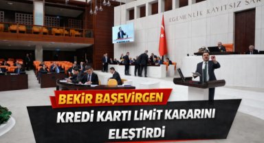 Bekir Başevirgen kredi kartı limit kararını eleştirdi