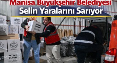 Manisa Büyükşehir Belediyesi Selin Yaralarını Sarıyor